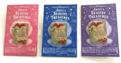 TDS アリエルのシーサイド　トレジャーズ　ピンバッジ　3点セット