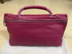 【レア品】ロンシャン ハンドバッグ レザー