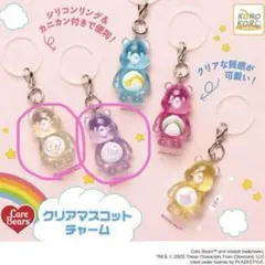 ケアベア めじるしアクセサリー 紫 薄黄色 まとめ売り