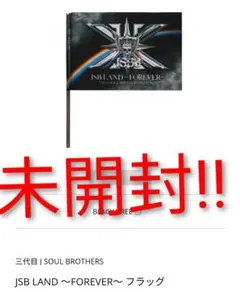 三代目 J SOUL BROTHERS JSB LAND フラッグ【未開封】のサムネイル