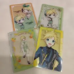 3点　鏡音レン　フリューくじ　クリアカード　初音ミク　VOCALOID　あんスタ