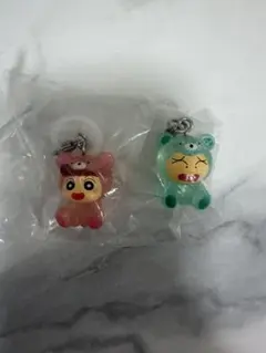 クレヨンしんちゃん めじるしアクセサリー みんなでくまパジャマ