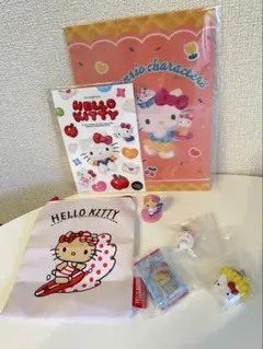 Hello Kitty キティ 日焼けキティ セット めじるしチャーム ポーチ