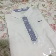 【新品未使用タグ付き未開封】familiar 長袖シャツ 100cm ホワイト