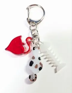 37 レジンキーホルダー レジンチャーム キーホルダー ハンドメイド ねこ