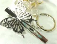 ★再入荷★新品★人気品★k-7 キークリップ バタフライ シルバー