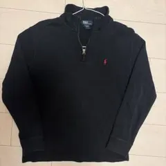Polo by Ralph Lauren ブラック ハーフジップ トレーナー M