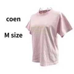 期間限定値下げ★コーエン ピンク系 Tシャツ 半袖 M クルーネック ナチュラル
