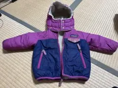 patagonia フード付きジャケット 紫・紺