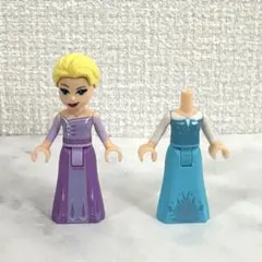LEGO レゴ　フィグ　プリンセス　エルサ　ディズニー　ドレス　セット
