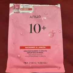 Anua 10+ ナイアシン10アルブチンセラムマスク / 6枚