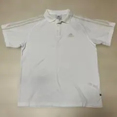 adidas ホワイト ポロシャツ Mのサムネイル