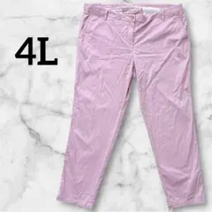 TALBOTS【16W 4L相当】ガールフレンドチノパンツ ピンク 大きいサイズ