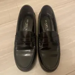 HARUTA ブラックローファー 23.5EE