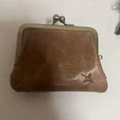 本革 がま口 小銭入れ 未使用 レザー コインケース