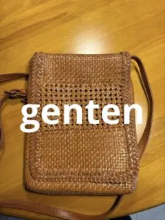 genten（ゲンテン）のイントレチャートレザーメッシュショルダーバッグのサムネイル