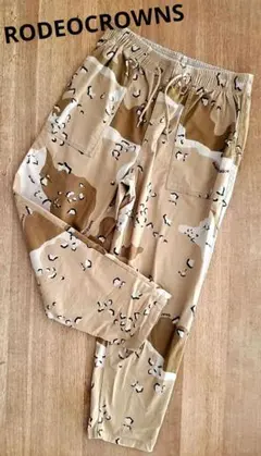 ⭐在庫大処分セールRODEOCROWNS カモフラージュ ゴムウエストパンツ L