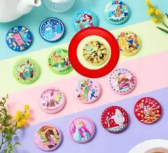 Disney ティンカーベル 刺繍缶バッジ　ビスケット２