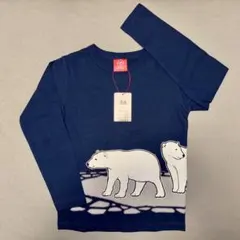 ★OJICO (オジコ)長袖Tシャツ 8A★シロクマ