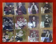 鬼滅の刃　アニプレックスオンラインくじ　クリア色紙12枚