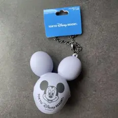 ディズニーハロウィーン　バッグチャーム　ミッキー　バルーン　パープル