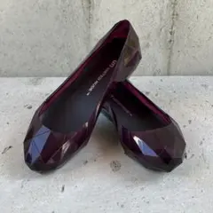 【極美品】UNITED NUDE ユナイテッドヌード フラット ラバーパンプスのサムネイル