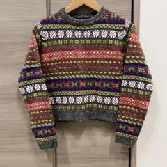 ZARAニット　ノルディックセーター　フェアアイル柄