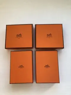 ♥︎エルメス空箱　エルメスギフトボックス　オレンジ小箱