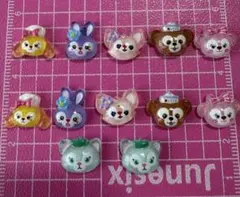 ディズニー　 ダッフィーフレンズ ネイルパーツ 12個セット