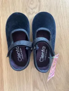 Cienta ベロア　ストラップシューズ　23