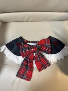 【美品】タータンチェックリボンカチューシャ エンジ 赤チェック 美品】タータンチェックリボンカチューシャ エンジ 赤チェック - メルカリ