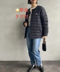 ⭐️新品タグ付　DANTON ダントン インナーダウンジャケット　ブラック