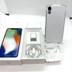 Apple iPhone X シルバー 本体