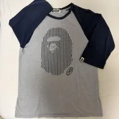 A Bathing Ape ストライプ長袖カットソー XL - メルカリ