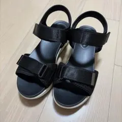 グローバルワーク らくっション スニーカーサンダル　M ブラックのサムネイル