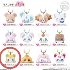 ぷちきゅあマスコットWithチョコスナック　しろっぷ