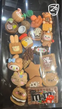 ブラウン系　デコパーツ　26