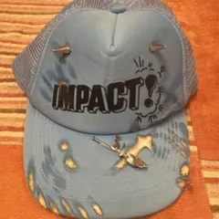 IMPACT! トラッカーキャップ 水色