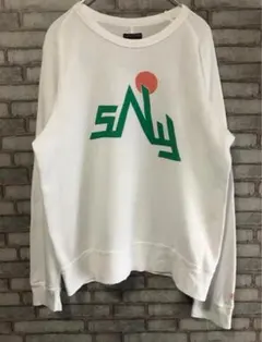 sunny sports　スウェット　ビックロゴ　逸品　日本製　M相当のサムネイル