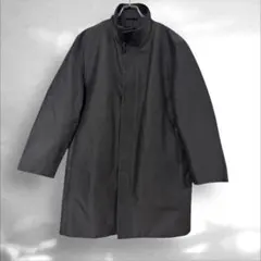 セール　カルバンクライン　ステンカラーコート　シンプルブラック紳士40（A3