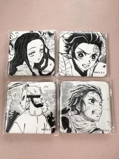 鬼滅の刃 ダイニング お楽しみくじ 台本表紙イラストスクエア缶バッジ