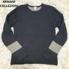 ARMANI COLLEZIONI アルパカ100%ニット グレー 48サイズ