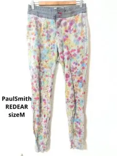 希少　Paulsmith　redear　カラフル　水玉柄　スウェット　パンツ　M