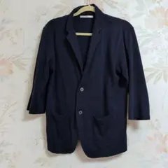 ikka XL カーディガン ネイビー