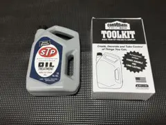 【未使用】アメリカン オイル缶型 ツールキット 工具セット LEDライト付きのサムネイル