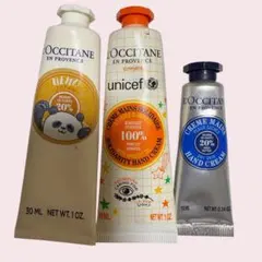 【限定デザイン】ロクシタン ハンドクリーム 3本セット（上野パンダ・UNICEF