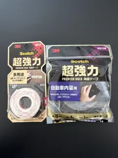 スコッチ 3M 超強力両面テープ　2個セット　自動車内装用　多用途のサムネイル