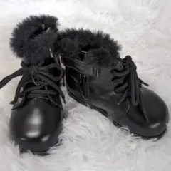 COMME CA ISM コムサイズムベビーシューズ　 ブーツ　ブラック13.0