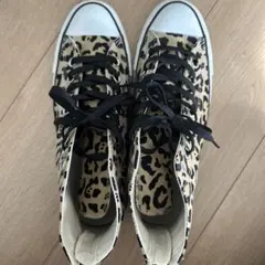 Converse ヒョウ柄 ハイカットスニーカー