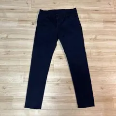 ユニクロ　メンズダークネイビー スキニーパンツ
